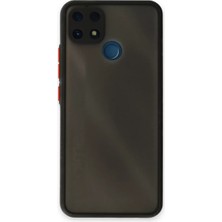 Newface Realme C25 Kılıf Montreal Silikon Kapak - Siyah