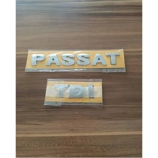 Restinal Volkswagen Passat Tdı ve Bluemotion Bagaj Yazısı Passat+Tdi+Bluemotion Yazılar 3 Lü Set