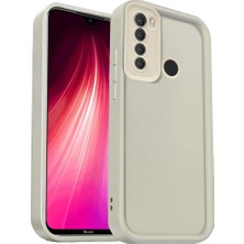 Dukkanıum Newface Xiaomi Redmi Note 8 Kılıf Viera Silikon - Krem