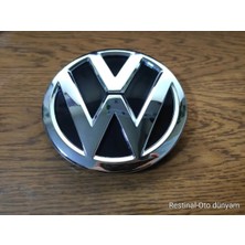 Restinal Passat B8 Ön Panjur Arma Logo 2015-2019 Uyumlu Krom Kaplama Panjur Ön Amblem Arma Vw Logo