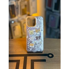 Avcı Teknoloji Market iPhone 15 Pro Max Uyumlu Renkli Illüstrasyon Özel Tasarım Silikon Kılıf