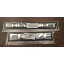 Restinal Chevrolet Cruze 2009-2016 Bagaj Yazısı 2’li Takım – Sedan, Hatchback, Station Wagon Uyumlu