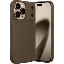 Zemira Home Newface Apple iPhone 17 Pro Max Auto Focus Karbon Kapak - Kahverengi