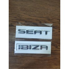 Restinal 1998-2010 Seat Ibiza Bagaj Kapağı Yazısı – Arka Logo, Kolay Montajlı Aksesuar