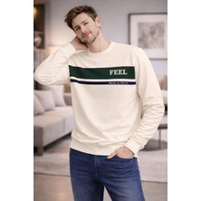 The Feel Marcel Erkek Dar Kesim Flim Fit Bisiklet Yaka Desenli Kazak