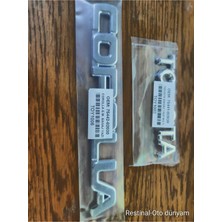Restinal Toyota Corolla Bagaj Yazısı Toyota Yazı Seti 75442-02030 75441-02030 Krom Arma Logo Oem