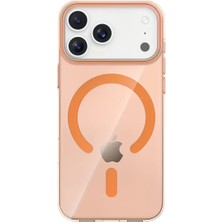 Zemira Home Joko Apple iPhone 17 Pro Max Pc Blank Magsafe Kapak - Turuncu