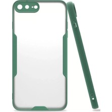 Zemira Home Newface iPhone 7 Plus Kılıf Platin Silikon - Yeşil