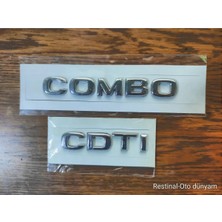 Restinal “opel Combo Cdtı 2001-2011 Uyumlu Bagaj Yazısı 5177351 Krom Logo” A Kalite
