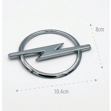 Restinal Opel Corsa B Ön Panjur Arma Logo 1997-2000 Arası Uyumlu Corsa B Ön Izgara Amblemi Oem 1324014 Krom