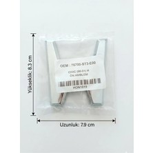 Restinal Honda Civic Ön Panel Arması 1998-2001 Makyajlı Kasa Civic Ön Panjur Logosu Amblemi Krom 7.9x8.3cm