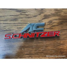 Restinal Bmw X5 E70 G05 Ac Schnitzer Metal Arka Bagaj Logo Rozet Arması Uyumlu Dayanıklı Sportif Görünüm
