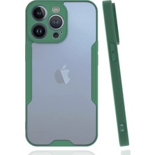 Zemira Home Newface iPhone 14 Pro Kılıf Platin Silikon - Yeşil