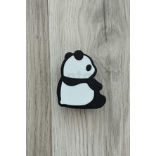 Panda Tasarımlı Mobilya Kulpu No4 - 4'lü Panda Seti - Çocuk Odası Dolap Kulpları (1 Adet)