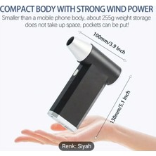 Restinal Fan - Toz ve Kar Temizliği Için Yüksek Hızlı, Sessiz Çalışma, USB Şarj EDILEBILIR,130.000 Rpm Turbo