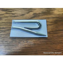 Restinal Volkswagen Polo R Metal Arka Bagaj Rozet Logo Arması Uyumlu Dayanıklı Kaliteli Sportif Tasarım Ürün