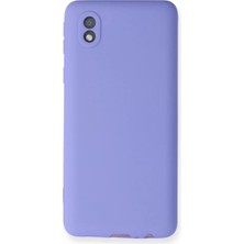 Zemira Home Newface Samsung Galaxy A01 Core Kılıf First Silikon - Lila