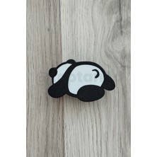 Panda Tasarımlı Mobilya Kulpu No1 - 4'lü Panda Seti - Çocuk Odası Dolap Kulpları (1 Adet)