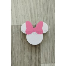 Minnie Mouse Dolap Kulpu - 4'lü Animasyon Seti - Çocuk Odası Dolap Kulpları (1 Adet)