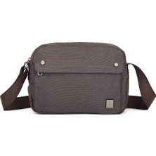 Smart Bags Smart Yatay Model Su Geçirmez Ayarlanabilir Uzun Askılı Erkek Günlük Omuz Çantası Koyu Kahve