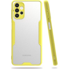 Zemira Home Newface Samsung Galaxy A72 Kılıf Platin Silikon - Sarı