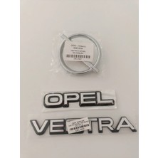 Restinal Opel Vectra A Ön Arma Logo 1993 - 1995 Ön Panjur Arması Amblemi Opel Vectra Bagaj Yazısı