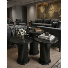 Future Decor Home 3lü Bohem Sehpa Mantar Sehpa