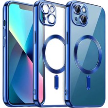 Zemira Home Newface iPhone 13 Kılıf Kross Magneticsafe Kapak - Lacivert