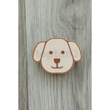Köpek Dolap Kulpu - 4'lü Hayvan Seti - Çocuk Odası Dolap Kulpları (1 Adet)