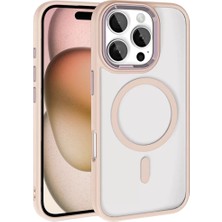 Zemira Home Joko Apple iPhone 16 Pro Max Terea Magsafe Kapak - Pembe