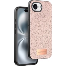 Zemira Home Onegif Apple iPhone 16E Bright Simli Kapak - Pembe