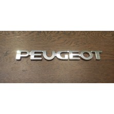 Restinal Peugeot 206 1998-2006 Uyumlu Arka Bagaj Yazısı – Peugeot Logo Yazısı Tek Parça