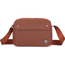 Smart Bags Smart Yatay Model Su Geçirmez Ayarlanabilir Uzun Askılı Erkek Günlük Omuz Çantası Kiremit
