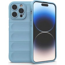 Zemira Home Newface iPhone 15 Pro Max Kılıf Optimum Silikon - Sky Blue