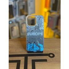 Avcı Teknoloji Market iPhone 15 Pro Max Uyumlu Renkli Illüstrasyon Özel Tasarım Silikon Kılıf