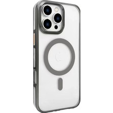 Zemira Home Joko iPhone 16 Pro Gleam Pc Sert Magsafe Kılıf - Titan Gri