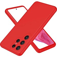 Zemira Home Newface Samsung Galaxy S25 Ultra Kılıf First Silikon - Kırmızı