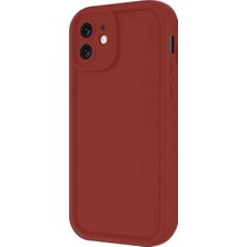 Dukkanıum Newface iPhone 11 Kılıf Viera Silikon - Bordo