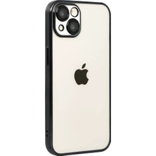 Zemira Home Newface Apple iPhone 15 Razer Lensli Silikon - Siyah