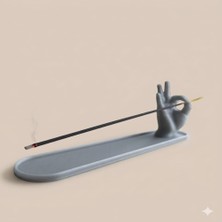 Modern El Figürlü Tütsülük – Dekoratif Minimalist Tütsü Tutucu | Ev Ofis Meditasyon Için Şık Tasarım