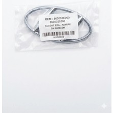 Restinal Hyundai Accent Era Admire Ön Panjur Amblemi Arması Oem 863001E000 Yüksek Kalite Krom Parlak Logo Set
