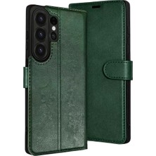 Dukkanıum Newface Samsung Galaxy S26 Ultra Trend S Plus Kapaklı Kılıf - Yeşil