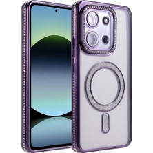 Zemira Home Newface Xiaomi Redmi 15C 4g Joke Simli Magneticsafe Kılıf - Derin Mor