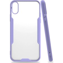 Zemira Home Newface iPhone x Kılıf Platin Silikon - Lila