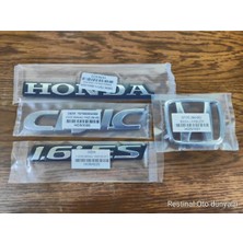 Restinal Honda Bagaj Amblem Yazısı Civic Uyumlu 3m Bantlı Arka Logo 1.6 Ies Civic 1998-1999-2000