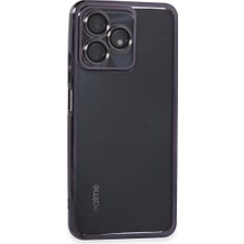 Zemira Home Newface Realme C53 Kılıf Razer Lensli Silikon - Mor