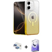 Cepte Toptan iPhone 11 Eksen Minimal Özel Seri - Siyah Bilvis 5in1 5d Magic Hayalet Cam Ekran Koruyucu + Gökkuşağı Pers Alüminyum Kamera Lens