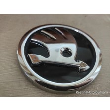 Restinal Skoda Yeti Uyumlu Ön Kaput Arma Makyajlı Kasa (2013 Sonrası) 90MM Eski Arma Ölçü Kontrolü Sağlayınız