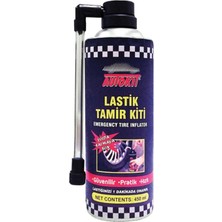 Restinal Acil Lastik Şişirici Lastik Tamir Spreyi Kiti 450 ml Lastik Tamir