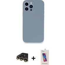 Cepte Toptan iPhone 13 Pro Max Zirve Modern Özel Seri - Siyah Joko 5d Cam + Gold Raze Metal Kamera Lens